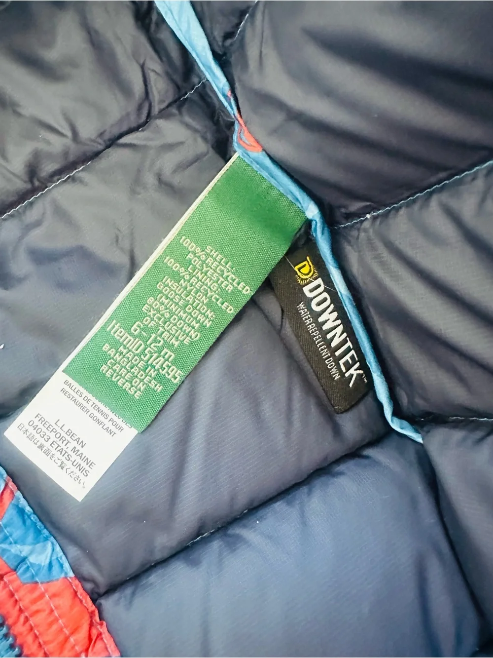 L.L. Bean Ultralight 650 Fill Power Down Bunting 6-12 mo